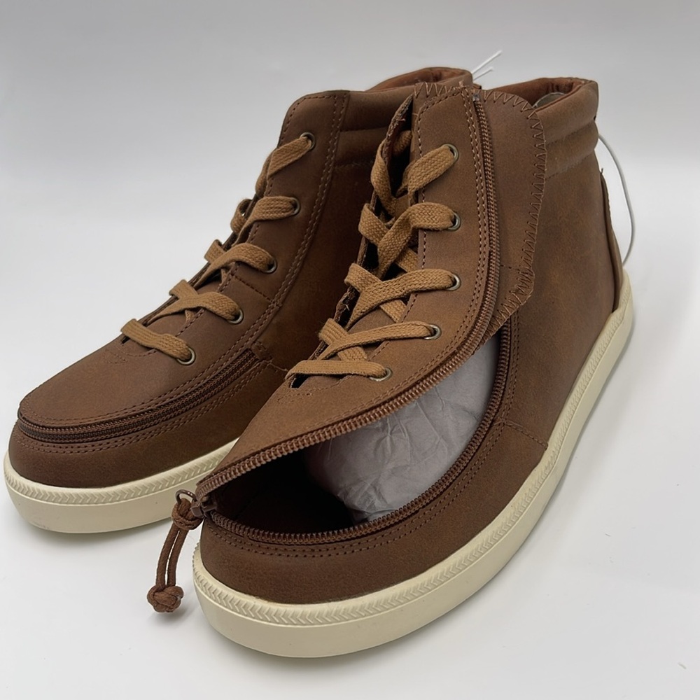 NWT BILLY Footwear Kids’ Zip-Around Boots - Brown (Big Kids, Various Sizes) - Picture 3 of 10